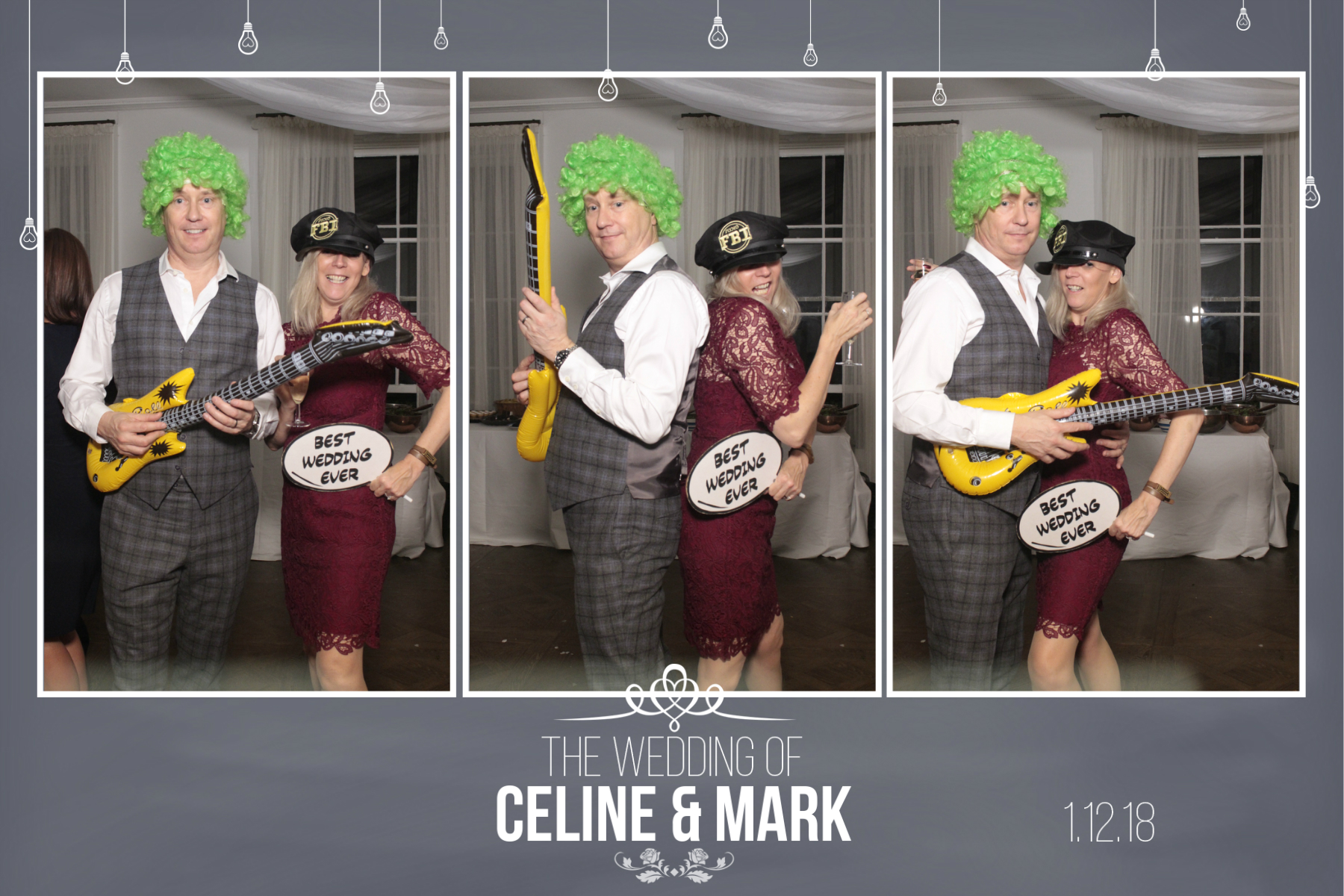 Mark and Celine's Wedding | View more photos from the event at gallery.myphotoboothexperience.co.uk/u/MyPhotoBoothExperienceLtd/Mark-and-Celines-Wedding